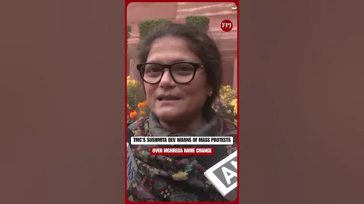 TMC’s Sushmita Dev Warns Mass Protests Over MGNREGA Rename Row