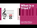 What is a triad  music theory 