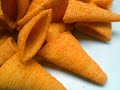 bugles puffed snacks production line fried snack plant