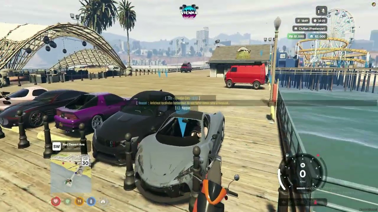 FiveM Herkese Fg Atıp Oyunlarını Çökerttim (ADMINLER BANLAYAMADI) Crash Hile Troll | VİENNAV