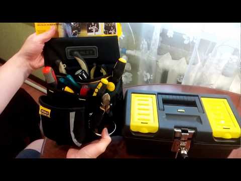 Stanley tool pounch 1-96-181, сумка поясная для инструментов, Стэнли сумка обзор,