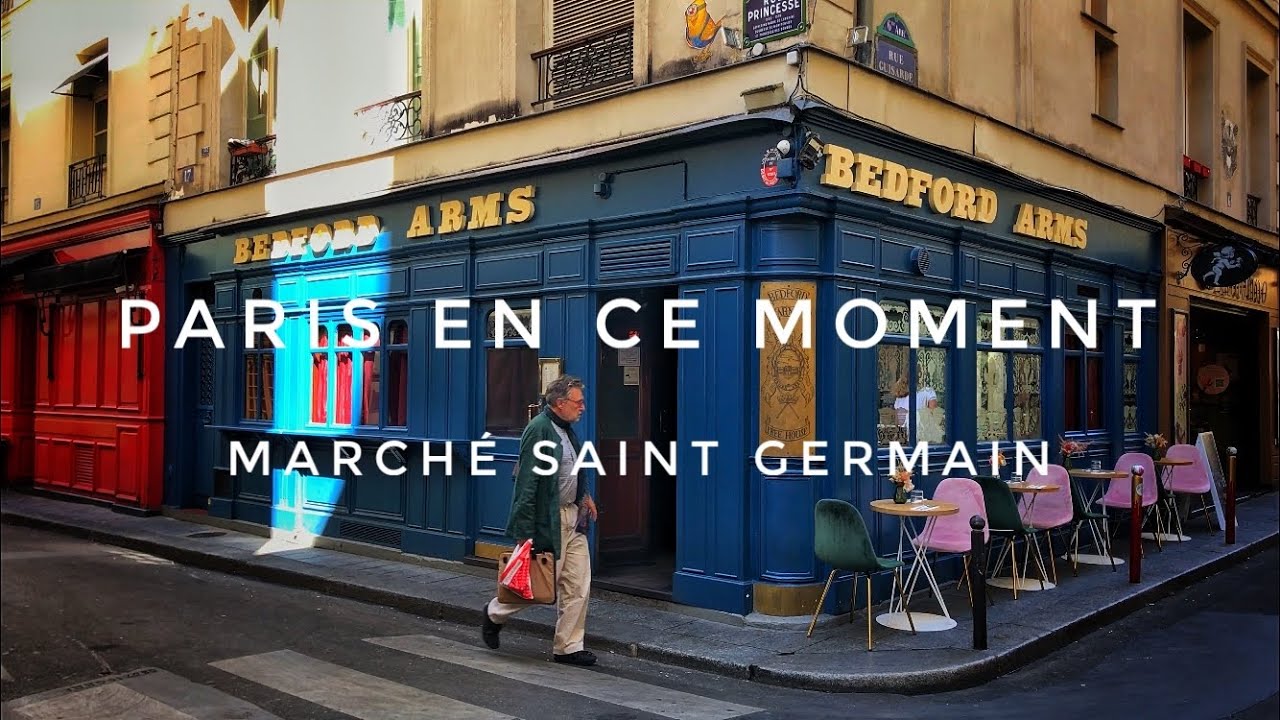 WALK IN PARIS ( MARCHÉ SAINT - GERMAIN) 30/08/2020 PARIS 4K - YouTube