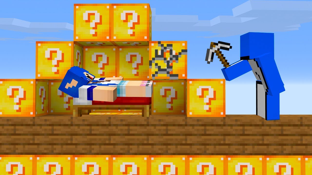 Lucky Block Bedwars FOI INSAAANO!