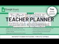 The ultimate editable digital teacher planner googlesheets teachers educators