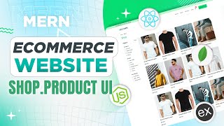 Day 3 | MERN Stack eCommerce Website | Create Shop &amp; Product Page | PHP Tech Life Hindi