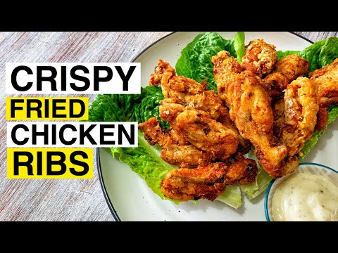 HOW TO COOK CRISPY FRIED CHICKEN RIBS | QUICK AND EASY RECIPE | FINGER FOOD IDEA