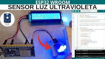 ESP32: Medir Luz  Ultravioleta y Mostrar en Pantalla LCD 16x2 con I2C y Arduino IDE