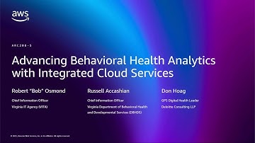 AWS re:Invent 2025 - Advancing Behavioral Health Analytics with Integrated Cloud Services (ARC208)
