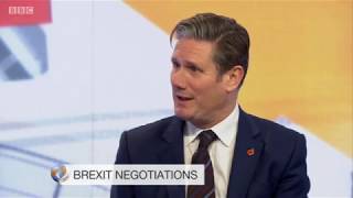 Sir Keir Starmer, Shadow Brexit Secretary On Victoria Derbyshire