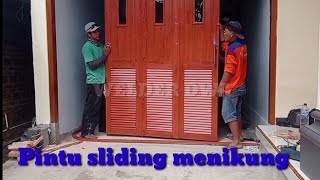 It Turns Out That It Is Easy To Make And Install A Sliding Iron Door