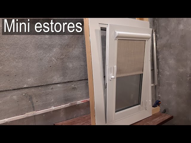 Estores instalados al marco de la ventana: ¿cómo pedirlos?