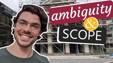 Quantifier scope and AMBIGUITY ⟨13,05⟩