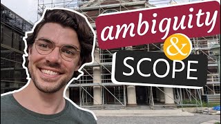 Quantifier scope and AMBIGUITY ⟨13,05⟩