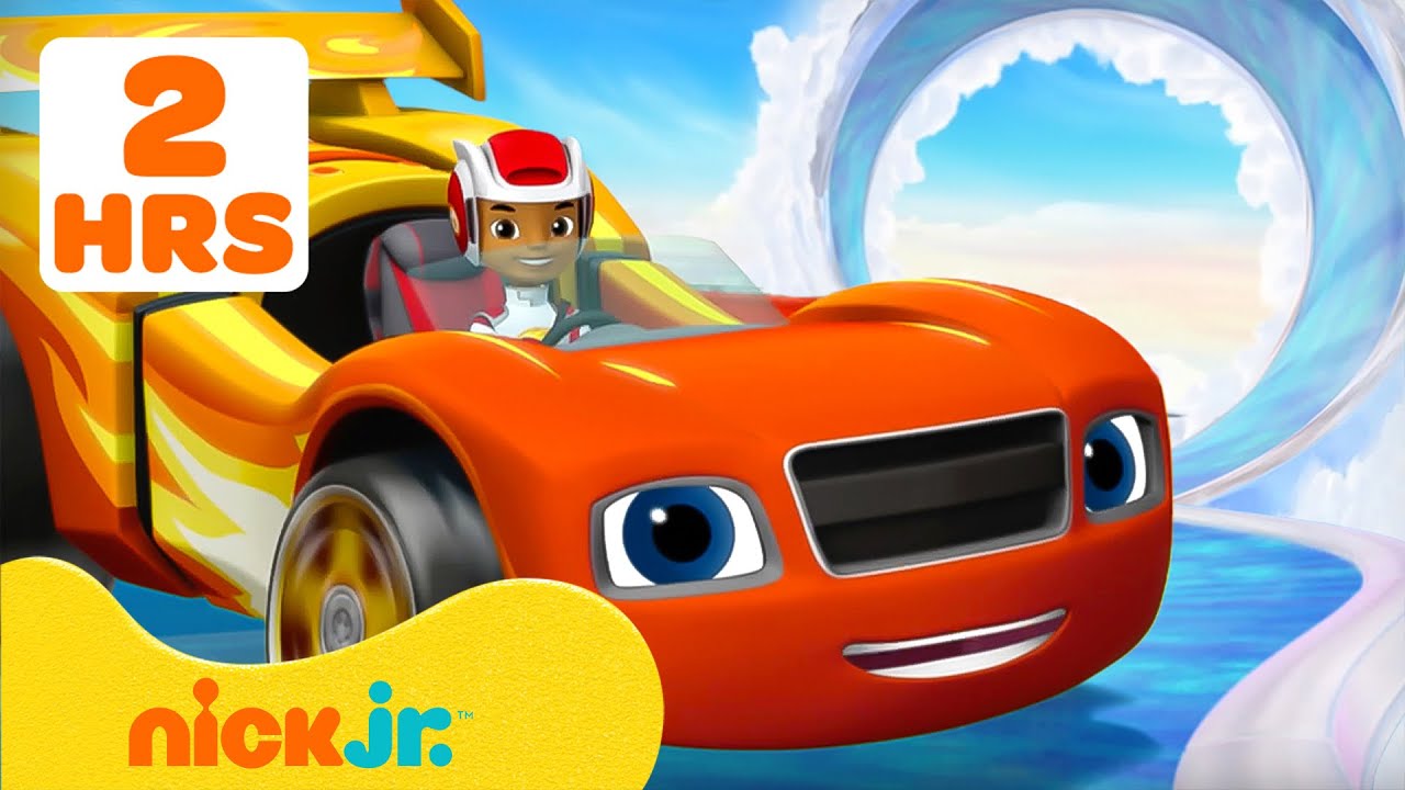 بليز والشاحنات العملاقة | بلايز يتسابق على مضمار في السماء يتحول إلى صقر والمزيد! | Nick Jr. Arabia