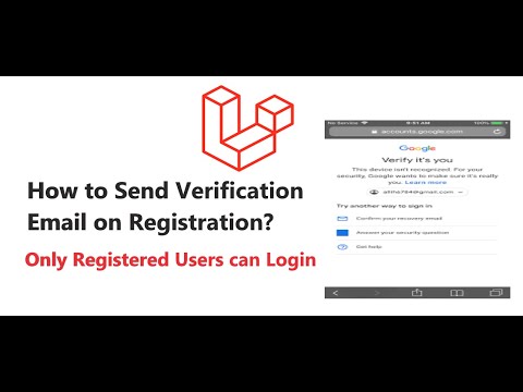 Send Verification Email on Registration | Enable Registration mail in Laravel | Verify Email in Lara