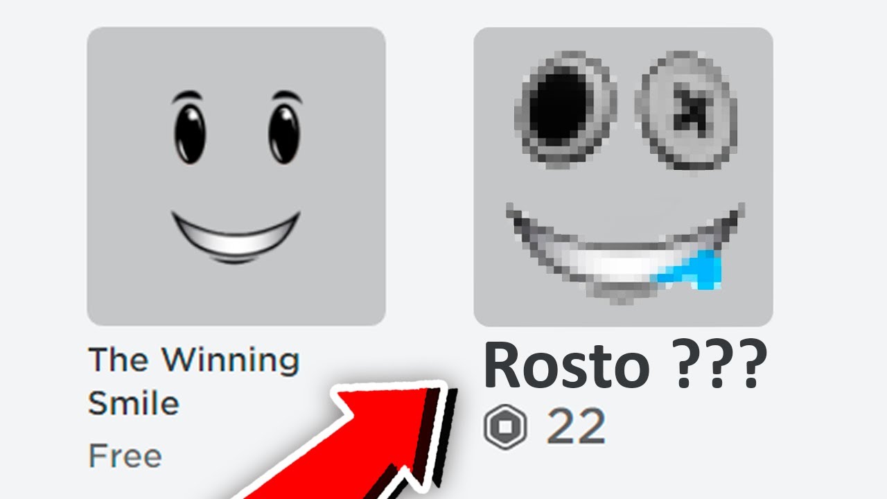 quero essa face - Roblox