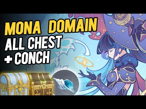 The Ancient Azur Stars ALL 15 Chests Locations & Conch Day 5 | Mona Domain All Chest Location