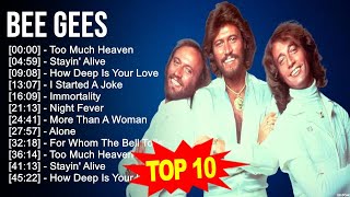 B e e G e e s Songs ⭐ 70s 80s 90s Greatest Hits ⭐ Best Songs Of All Time