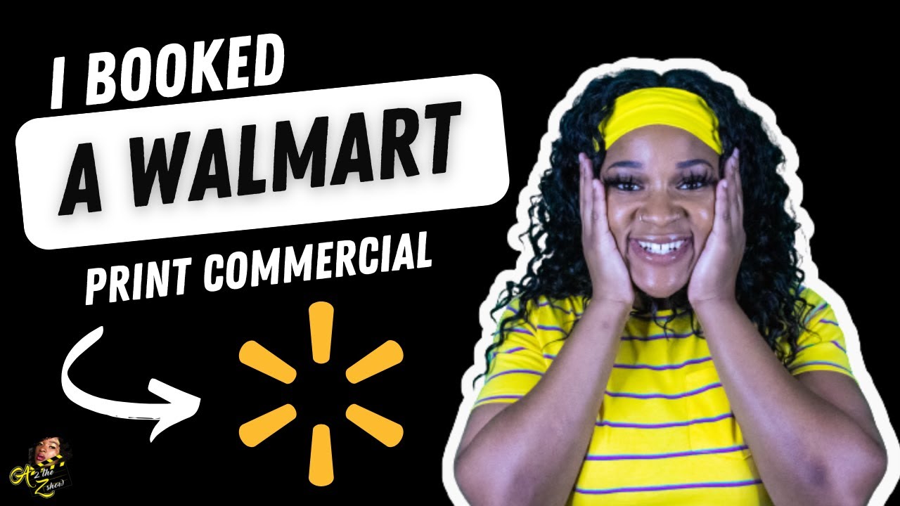 How I Booked a Walmart Print Commercial - Behind the Scenes! - YouTube