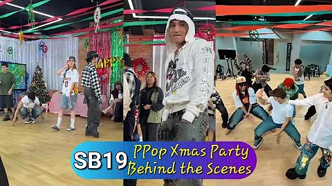 BEHIND THE SCENES OF SB19 SHOWBREAK YEAR-END PARTY W/ OTHER PPOP GROUPS