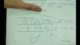Physics 2 - Relativity - Notes 1b: Length Contraction (#10 - 12)