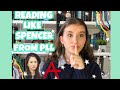 READING LIKE SPENCER FROM PLL FOR A WEEK!