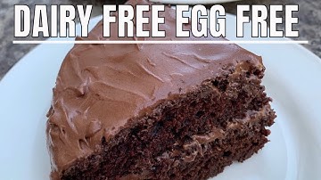 How to make Easy vegan chocolate cake / No Eggs Dairy Chocolate Cake  /quick vegan chocolate cake