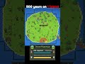 500 Years On 1 Island #worldbox #gaming #games