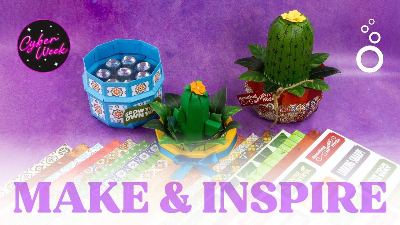 Вырастите свой собственный бумажный сад с помощью набора штампов Supreme Succulents | Tonic Studios