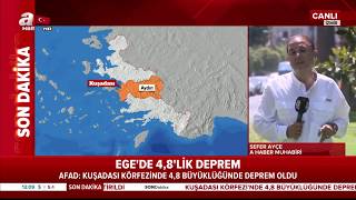 İzmirde Korkutan Deprem A Haber