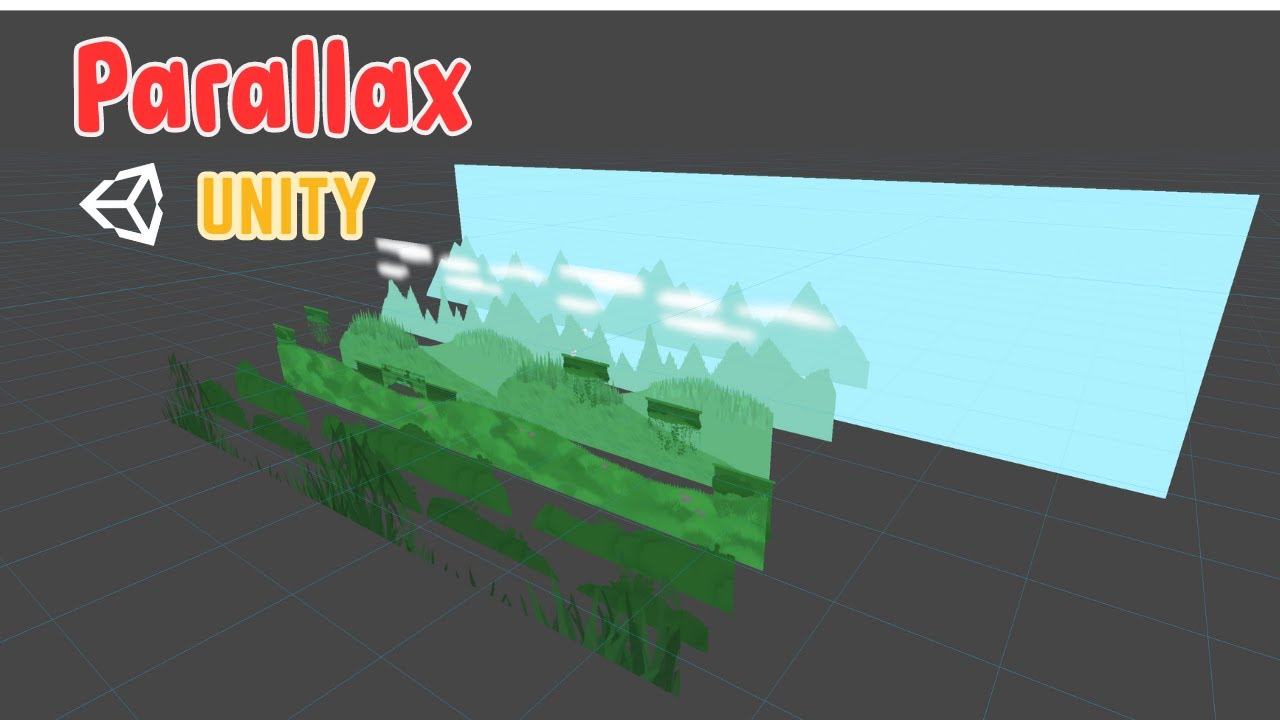 ทำฉากเกม 2D แบบ Parallax ด้วย Unity - YouTube