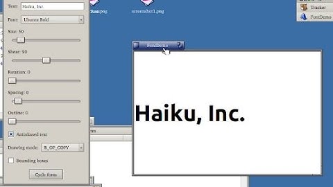 Haiku OS: How to install a new font?