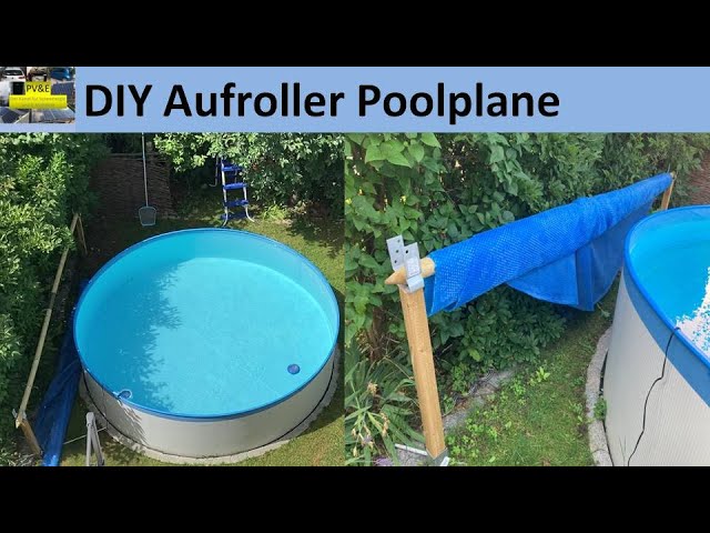 DIY PVC Solar Pool Cover Holder 