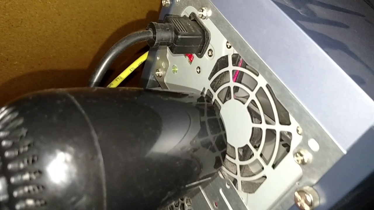 Computer won't start. Blinking light. HP desktop. YouTube