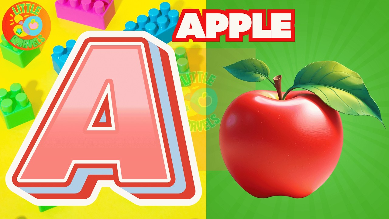 🎩🌈 Kindergarten Learning Videos | NEW ABC 🍎 Phonics Song | 1 to 10 Numbers Counting and ABCD Song
