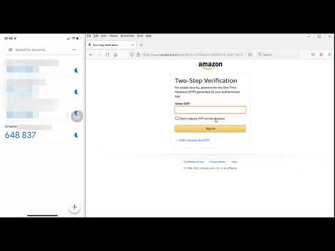 Video: Are Amazon autentificare cu doi factori?