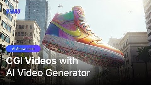 Create CGI AI Videos With Your Product | VidAU AI