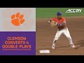 Clemson Converts 4 Double-Plays vs. NC State