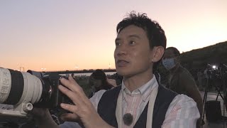 気象予報士が“中秋の名月とお城”の幻想的なコラボ撮影に挑戦 「カメラって天気を読むより難しい」