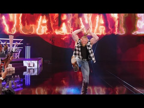 Brock Lesnar Entrance SmackDown Oct 15 2021  HD