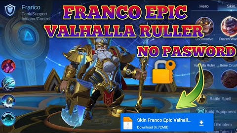 Script Skin Franco Epic Full Effect - No Password