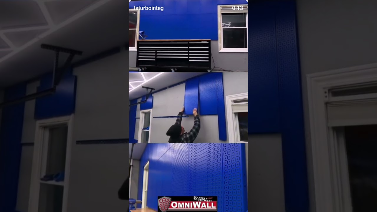 Система перфорированных досок для гаража Omniwalls💯 @omniwall1646 
