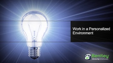 Work in a Personalized Environment (MicroStation)