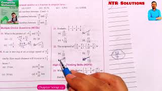 The reciprocal of (5/11 × 6/5) - (9/22 × 3/4) is (a) 7/22 (b) 22/7 (c) 22/-7 (d) 7/-22