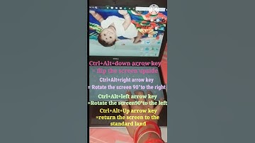 rotate computer screen#computerkeyboard #computerknowledge #computershortcuts #computers#divyasuchi
