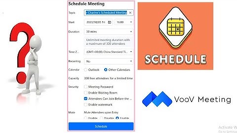 HOW TO CREATE A FIX SCHEDULE IN VOOV MEETING OR TENCENT MEETING UNTIL NEXT YEAR  .