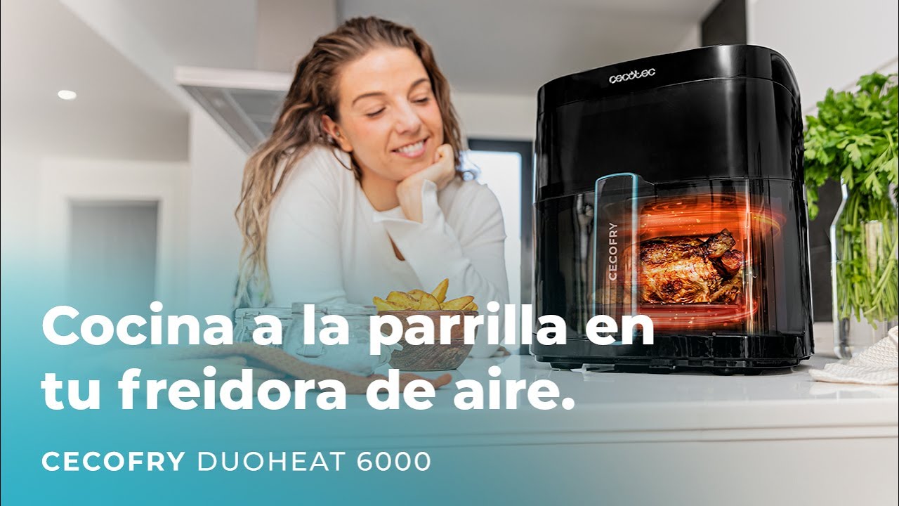 Freidora de aire Cecofry DuoHeat 6000 6L con doble resistencia