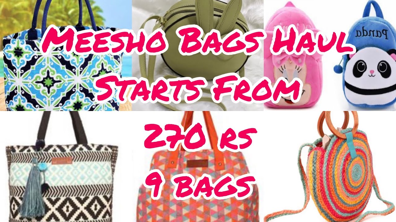 Meesho Bags Haul Meesho Bag haul under 500 Meesho handbags, Kids