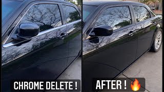 How to do chrome delete on window trim | Chrysler 300 srt8 !