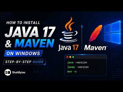 How to Install Java 17 and Maven - YouTube